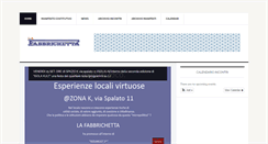 Desktop Screenshot of lafabbrichetta.it