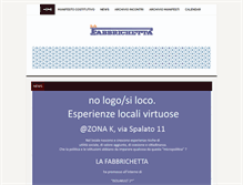 Tablet Screenshot of lafabbrichetta.it
